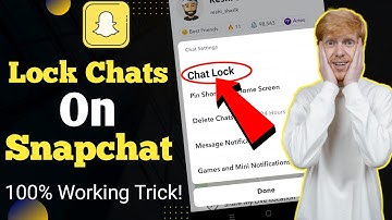 How to lock chats on snapchat | Snapchat par chat lock kaise kare | Snapchat lock 🔐