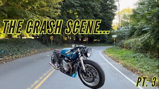 AT THE CRASH SCENE...