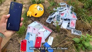 Wow!! i Found a lots of iPhone 15 &amp; iPhone 15 Plus in The Landfill (Part 2) Restore Realme 5 Cracked