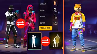 URGENTE! TROCA DE SKINS NO FREE FIRE, EVENTO DO SHIBA, NOVIDADES DO FREE FIRE