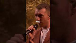 Sam Smith ~ I'm Way Too Good at Goodbyes Live #shorts  #livemusic #samsmith