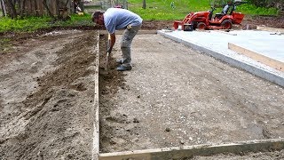 This Made Ordering a BARN Kit off the Internet WORTH it!  (Starting the Forms for next Phase)