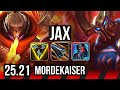 JAX vs MORDEKAISER (TOP) | 8/3/10 | EUNE Master | 25.21
