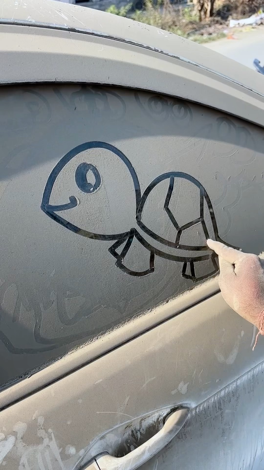 Draw a turtle ? using number 3 #art #shorts #trending