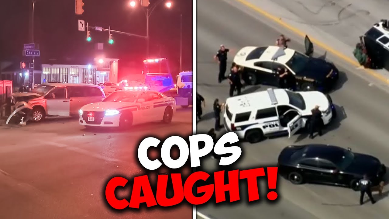 Cop Cars CAUGHT Doing Illegal Things - YouTube