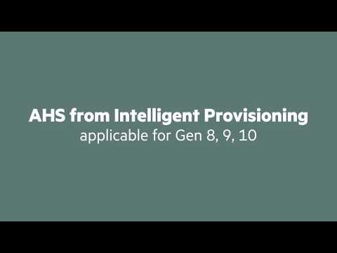 HPE ProLiant Servers   How to Generate the Active Health System AHS Log