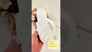 Chinelos Personalizados com pérolas #youtubeshorts #artesanato #diy