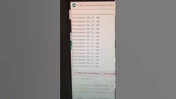 Capteur ultrasons distance