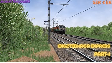 13162Tebhaga Express || MLDT-KOAA || SER & ER MALDA UPDATE || OPENRAILS || MSTS || PART1