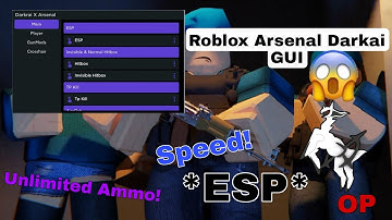 Arceus X Scripts 🔥 | Darkai X Hub 🌟 || ♤ GUI ♤ | ROBLOX ARSENAL | *OP* 😱