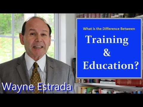 Difference Between Training and Education