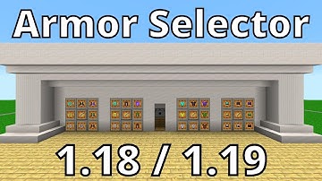 Minecraft Tutorial | Armour Panel 1.18 | Bedrock Edition & Java