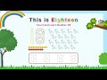 Learn Number 18 | Counting for Kids | Vocabulary for Kids