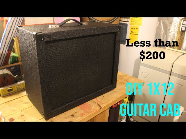 Diy 1x12 Guitar Speaker Cabinet For