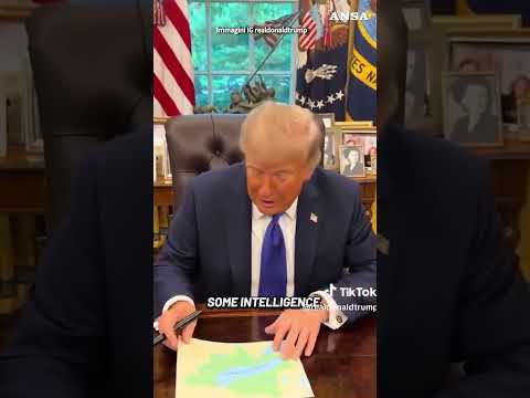 Video Trump sfida il Canada, sulla mappa cancella con la penna Ontario e scrive Lake America