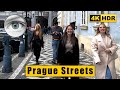 Prague 4k walking tour:  Nerudova street, Charles Bridge (Karlův most) 🇨🇿 Czech Republic HDR ASMR