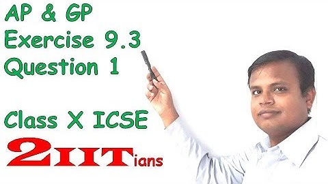AP & GP Ex9.3 Q1 Class X ICSE | IIT JEE Find the sum of the following A.P.s