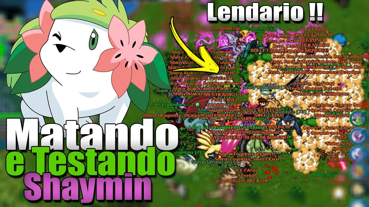 Matando & Testando Shaymin ( LENDÁRIO ) - Ot Pokémon 