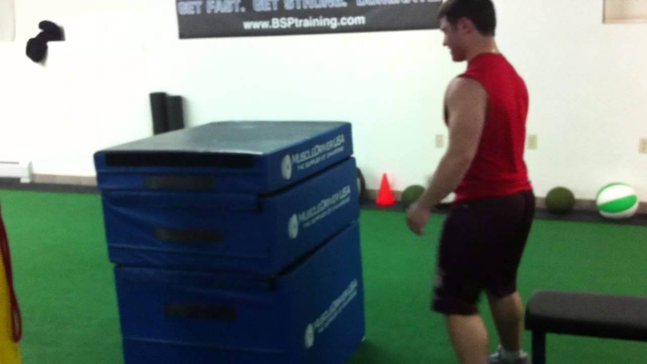 Deadlift/Box Jump contrast set (explosive power training) YouTube