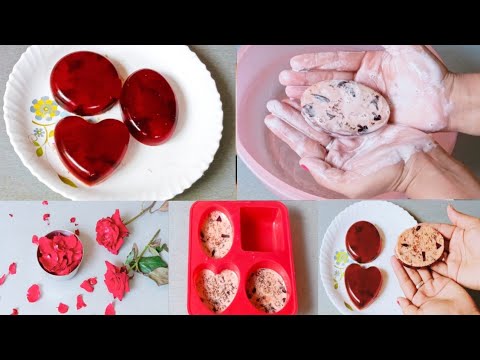 BEST SKIN GLOWING & SKIN WHITENING ROSE SOAP / HOMEMADE NATURAL