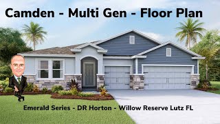 NEW Home Tour | Camden MULTI-GEN by DR Horton | Willow Reserve Lutz, FLORIDA