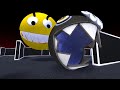 Pacman vs chain chomp monster crowned in the fun maze of pacman