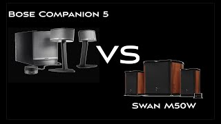 Swan M50W vs Bose Companion 5