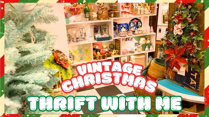 VINTAGE CHRISTMAS THRIFT WITH ME | ANTIQUE MALL