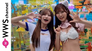 Alcute！・きらめ&まゆぴ、体操服とケモ耳ナースな水着姿で近代麻雀水着祭2024舞台裏で語る！＜Splash Summer×近代麻雀水着祭2024＞