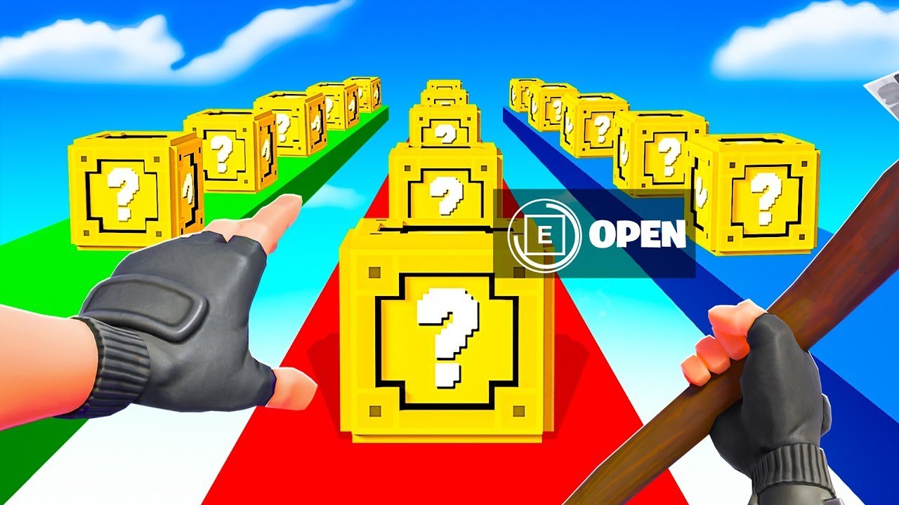 4 YOUTUBER 1000 EURO im LUCKY BLOCK RACE!