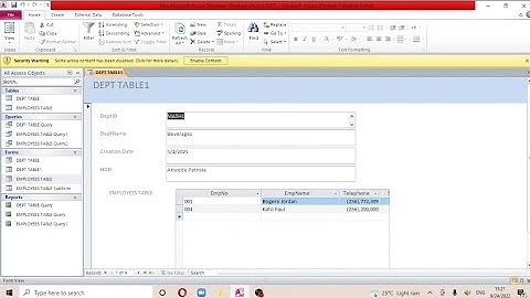 😎 How to create Subforms (Microsoft Access lesson 3)