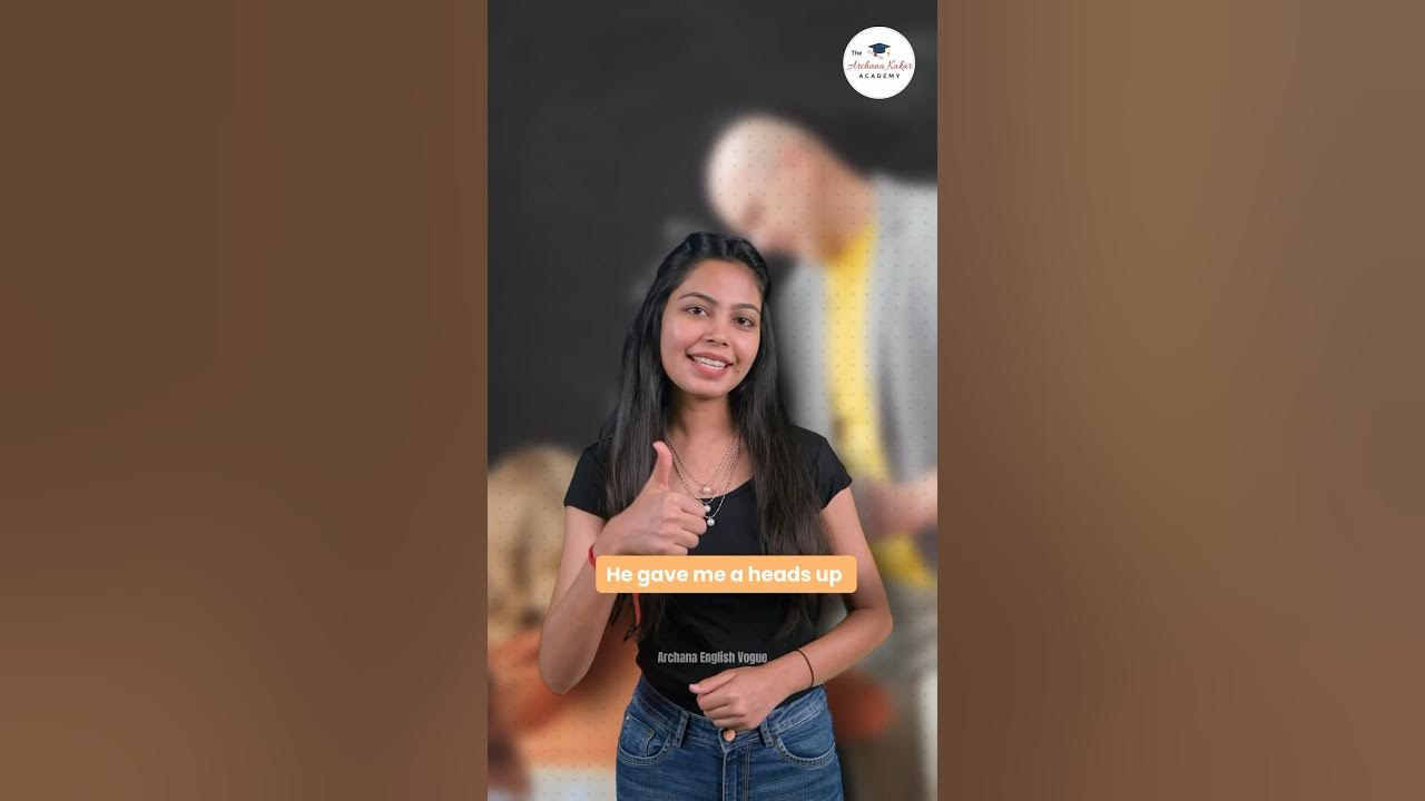 What Does HEADS UP Mean learnenglish vocabulary shorts YouTube what-does-heads-up-mean-learnenglish-vocabulary-shorts-youtube