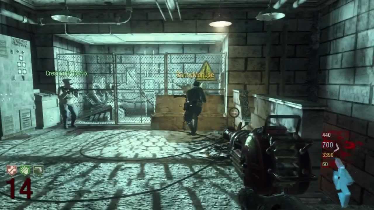 Call Of Duty Black Ops Funny Zombie Madness Special: Verruckt Halloween 2011  [Bloopers Kids Raging]