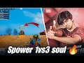 Spower 1vs3 soul 🔥❤️ #bgmi #godlike #soul #johnathanislive #bgis2025
