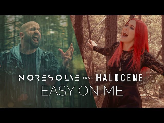 NO RESOLVE feat. @Halocene - Easy On Me (@adele ROCK Cover) - Duet Version class=