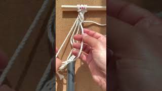 Macrame pattern for wall hangings! #macrame #macrameknots #macrametutorial #tutorial #diy