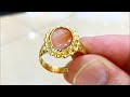 Making a 22k Gold Ring | Agate Stone Ring | Gold Jewelry Making | How it's made | 4K Video