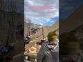 Professional Construction Skill: Cutting Large Roof Beams Precisely #construction #home #how #skills