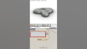 Grasshopper - EX 25 - Point charge + Mesh split