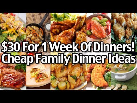 cheap-family-dinner-ideas---$30-for-1-week-of-dinners!