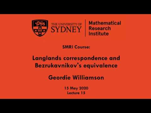 Geordie Williamson: Langlands