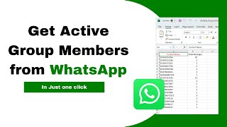 Get Active Group Members from WhatsApp using WA Sender #GrabActiveMembers #wasender  #whatsapp screenshot 1