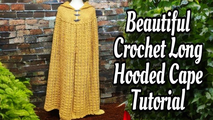 Crochet Hooded Poncho Pattern Creations By Courtney, 42% OFF