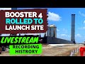 Booster 4 Transport SpaceX Starbase, Boca Chica, TX. (Jump to 43 minutes for booster) August 3, 2021