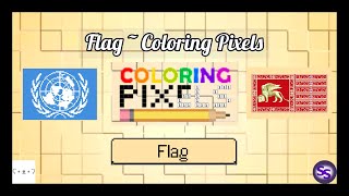 Just For Fun ~ Coloring Pixels ~ Flag screenshot 1