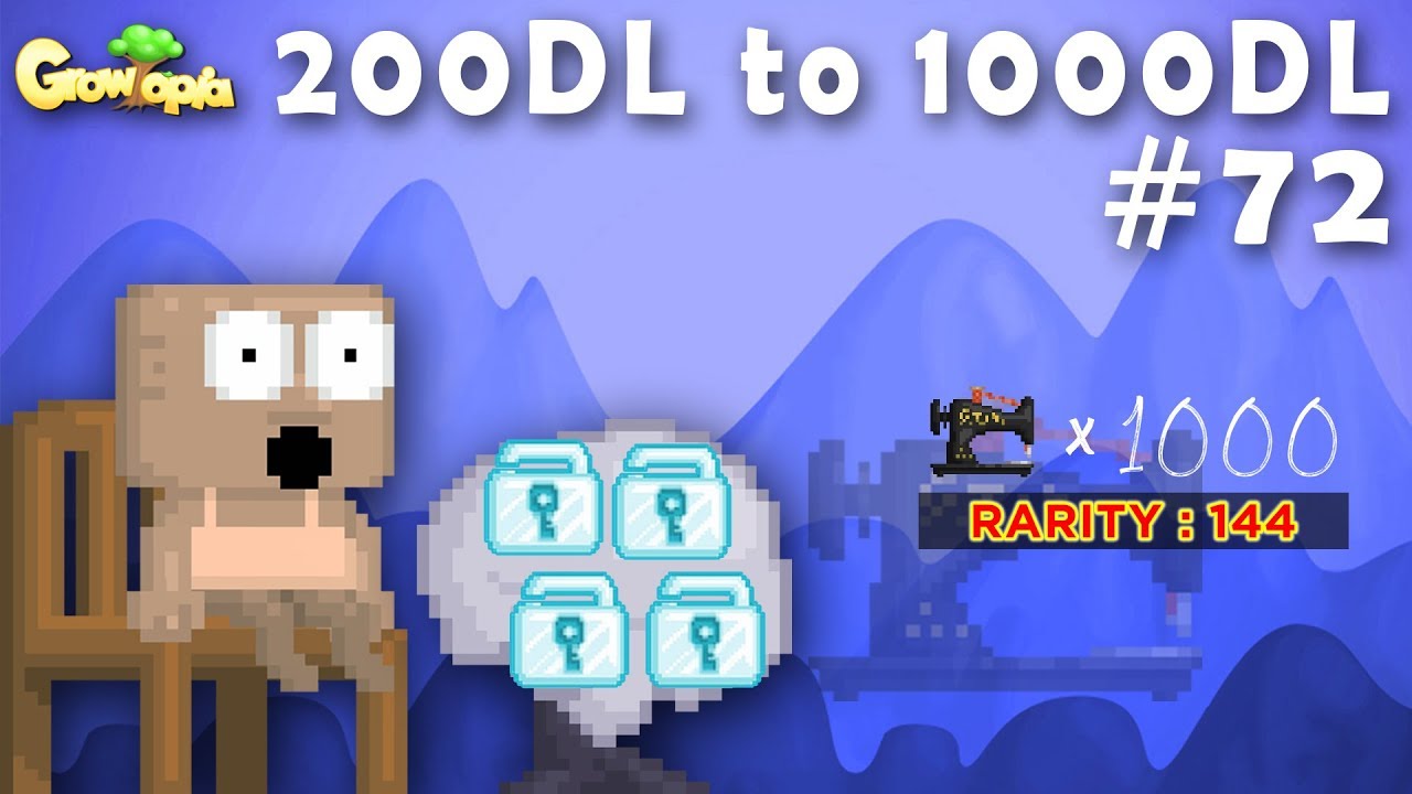 SACRIFICING 1000 SEWING MACHINE | 200DL to 1000DL #72 | Growtopia