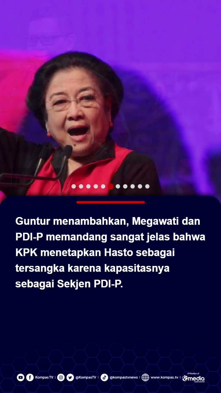 Jubir PDI-P: Megawati Turun Tangan, Tak akan Biarkan Hasto Dikriminalisasi KPK #pdip #kpk #megawati