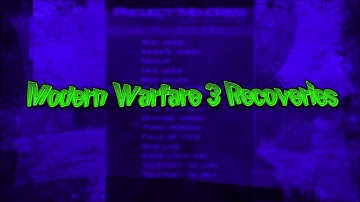 Modern Warfare 3 Modded Classes And Recovery Service (OPEN)