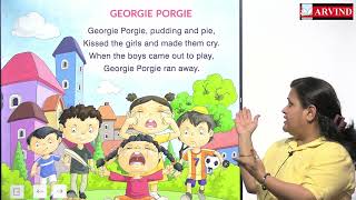 5 ROSEMARY RHYMES AND SHISHU GYAN CLASS LKG POEM - GEORGIE PORGIE
