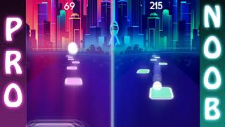 Tiles Hop EDM Rush ~ Noob vs Pro ~ Lover - Taylor Swift screenshot 2